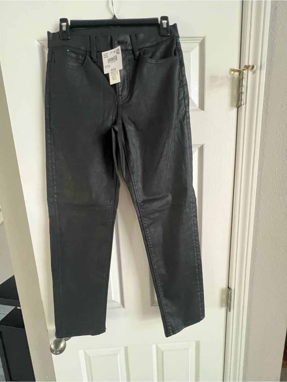 American Eagle Outfitters Black Coated Skinny Jeans